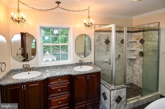 a close view of a closet