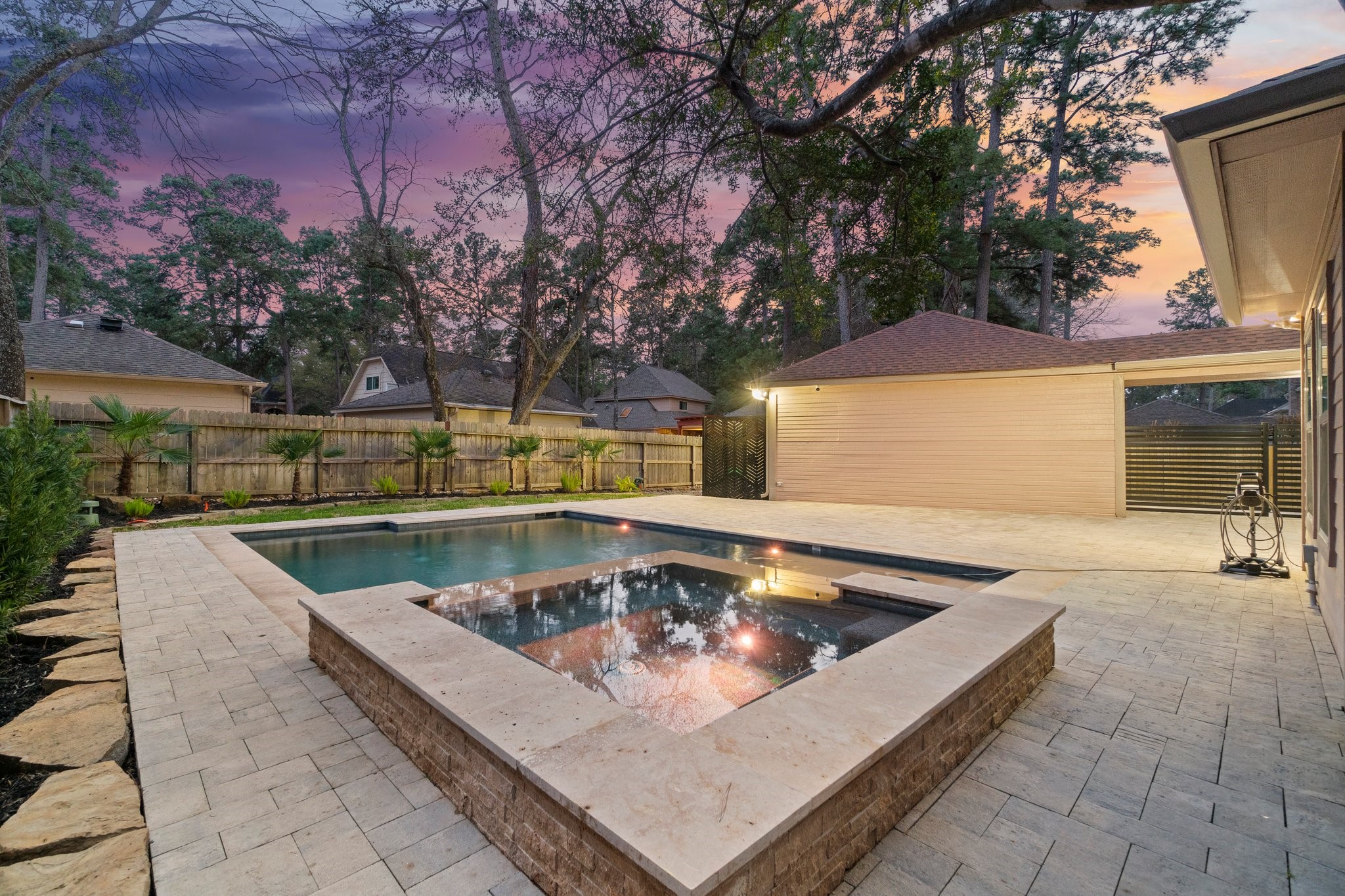 31 Tanager Trail The Woodlands, TX 77381 - Photo 46 of 48 a view of swimming pool with patio