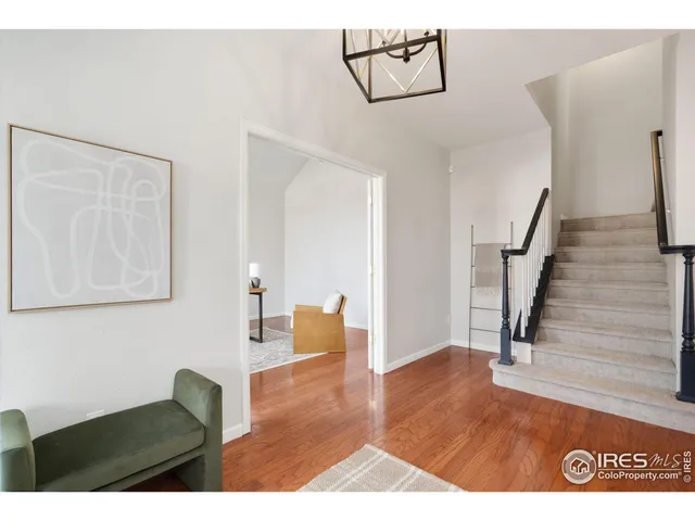 a view interior of house and wooden floor