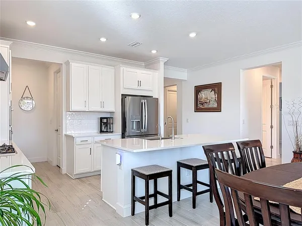 a view of a house with a ocean view