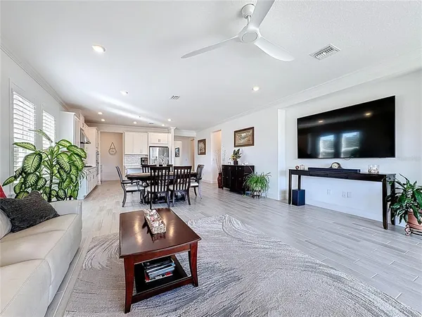 a room with a bed and a television in it