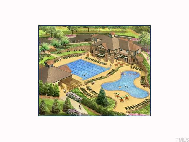 2730 Chilton Place Raleigh, NC 27616 - Photo 8 of 9 Rendering of Clubhouse and pools.