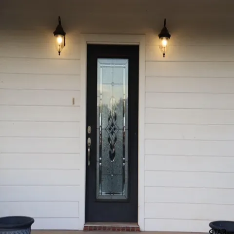 a bathroom that has a window