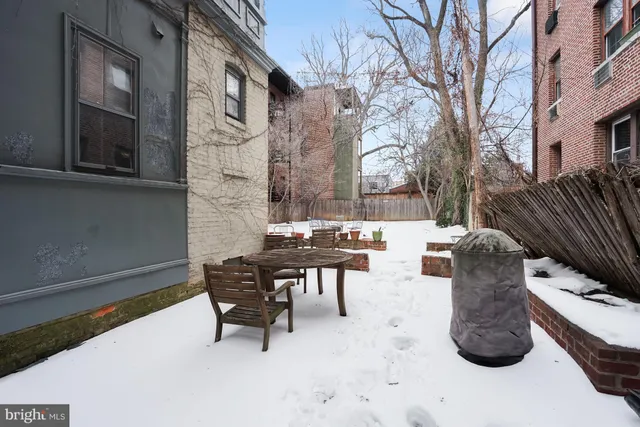 a view of outdoor seating space