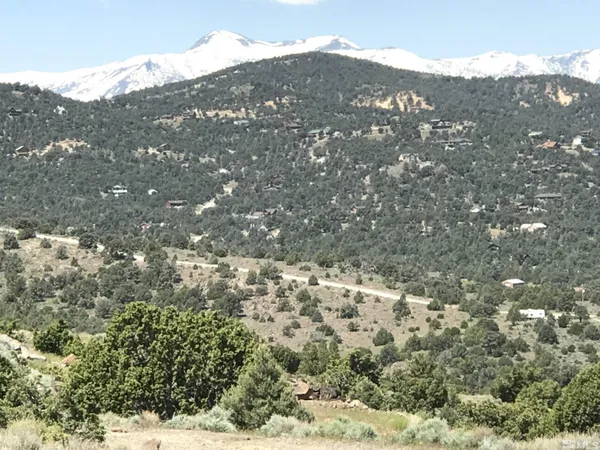 a view of city and mountain