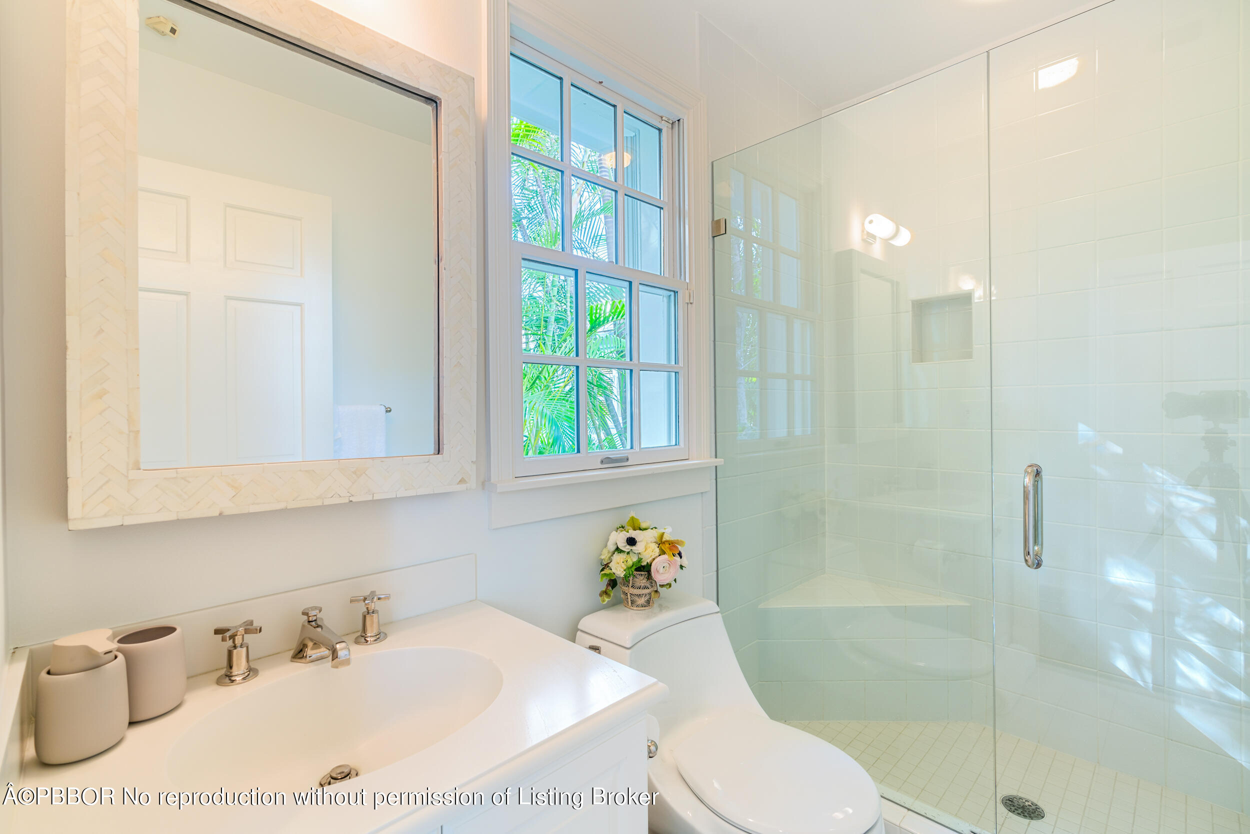 310 Plantation Road Palm Beach, FL 33480 - Photo 21 of 38 a bathroom with a sink toilet and shower