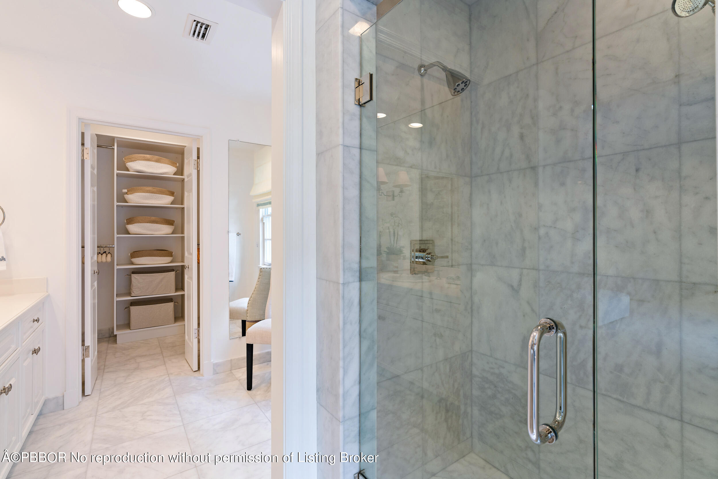 310 Plantation Road Palm Beach, FL 33480 - Photo 27 of 38 a bathroom with a shower and a sink