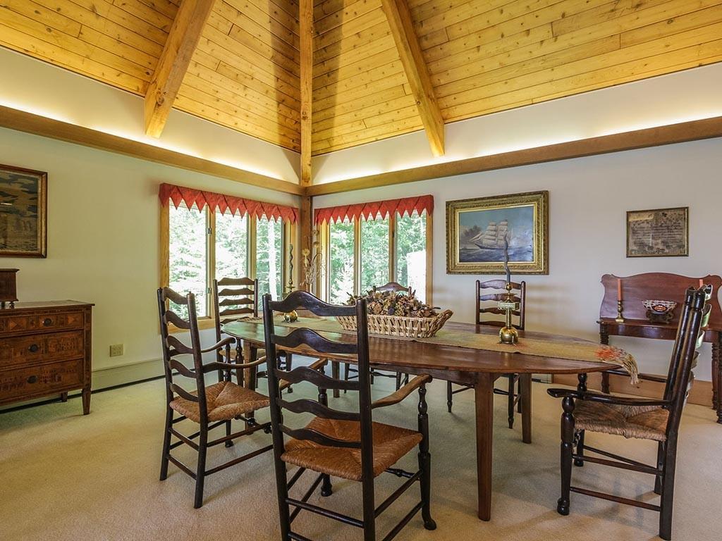 383 Harrington Road Pemaquid, ME 04558 - Photo 9 of 35 Dining area in great room.