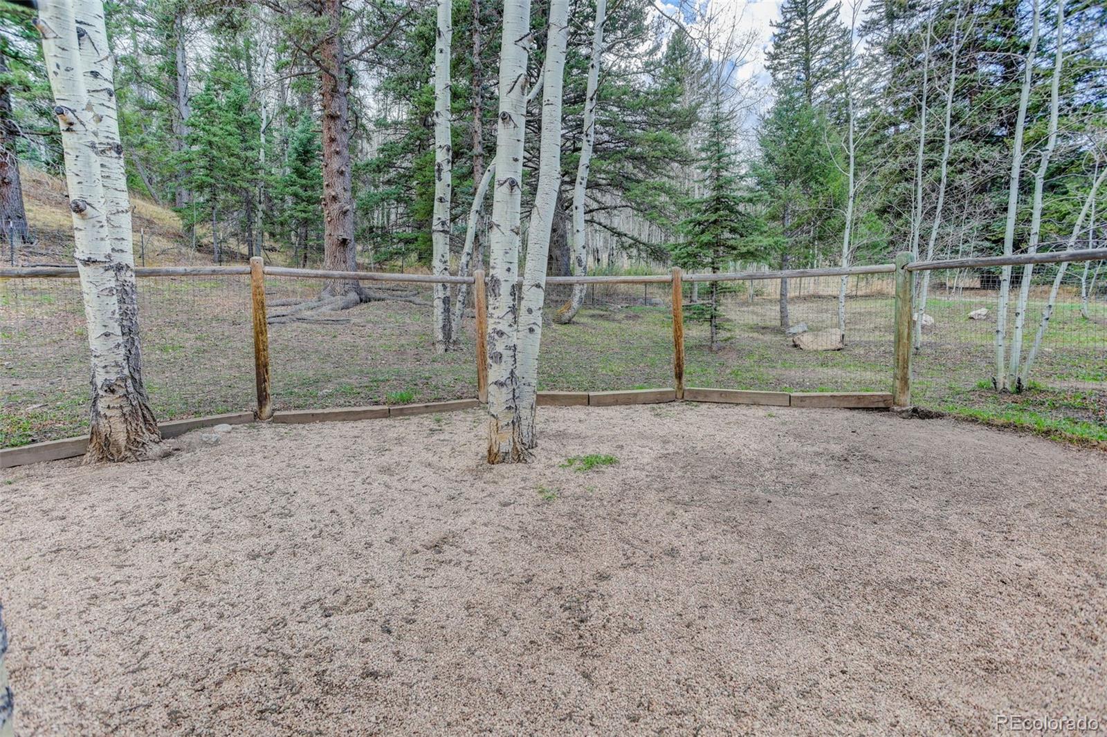 12699 South Foxton Road Conifer, CO 80433 - Photo 33 of 40 a view of a backyard