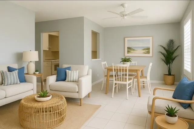 a close view of utility room