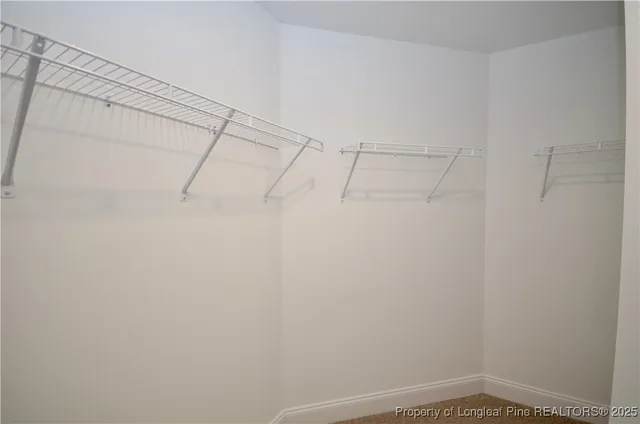 a view of room and garage