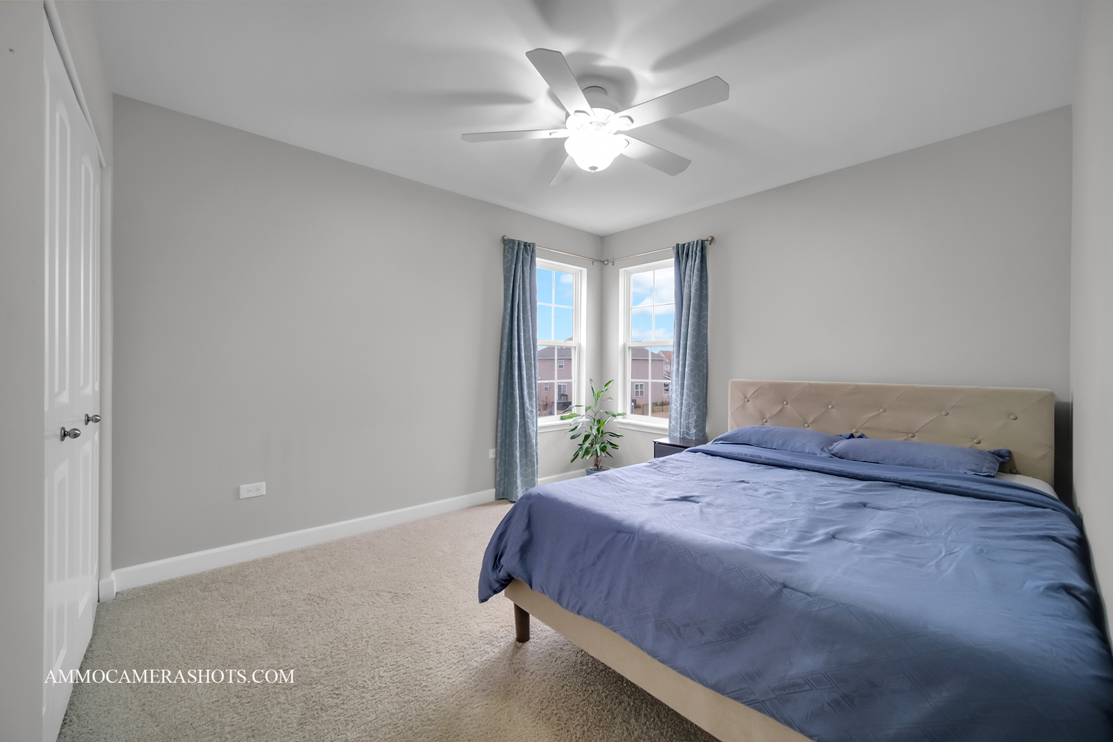 2305 Brookstone Drive Bolingbrook, IL 60490 - Photo 20 of 33 a spacious bedroom with a large bed and a chandelier