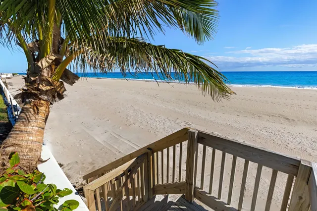 a view of beach and ocean