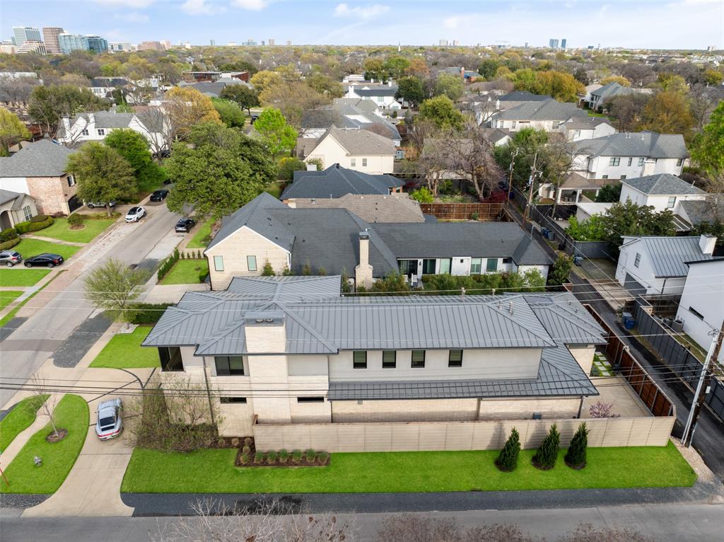 5000 Hanover Avenue Dallas, TX 75209 - Photo 31 of 36 an aerial view of a house with a yard