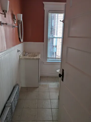 a room with a washer and dryer
