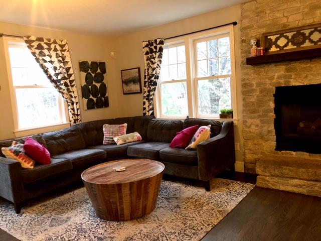 236 Mountain Road Cape Neddick, ME 03902 - Photo 12 of 28 Living room has a beautiful fireplace
