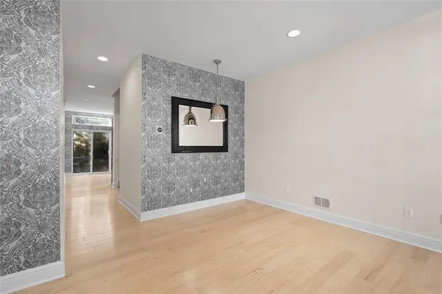 a view of livingroom with hardwood