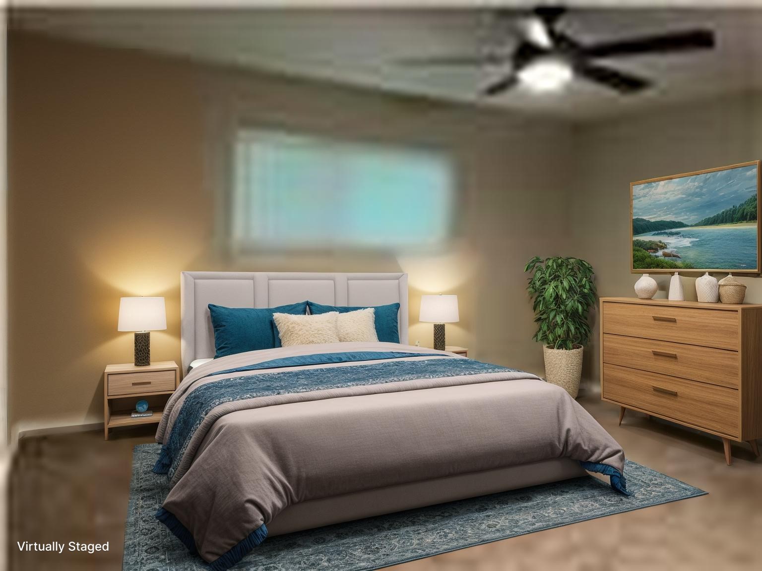 6018 Rena Street Houston, TX 77092 - Photo 15 of 28 a bedroom with a bed and a cabinets