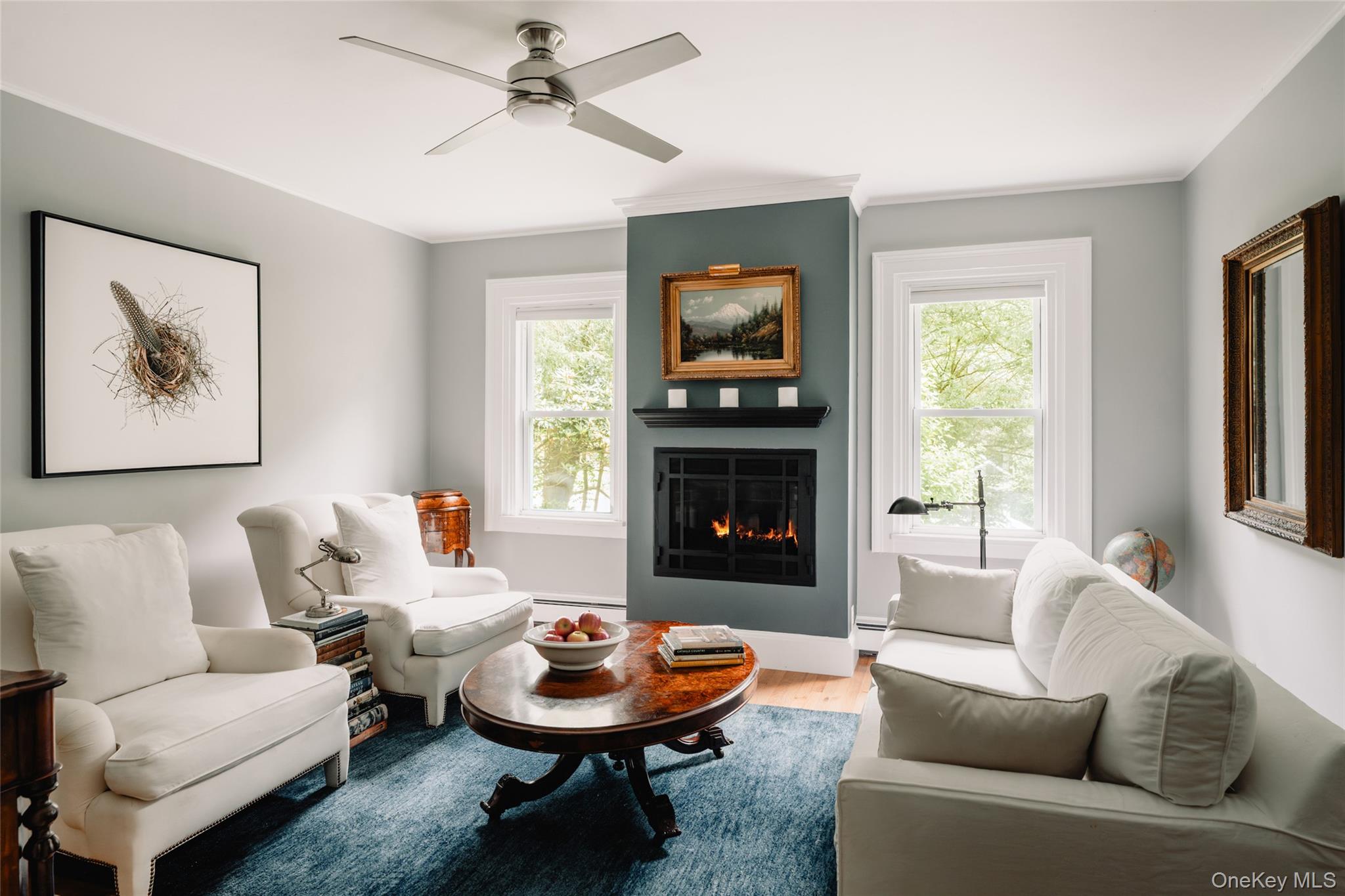 1680 Gulf Road North Branch, NY 12766 - Photo 8 of 46 a living room with furniture and a fireplace