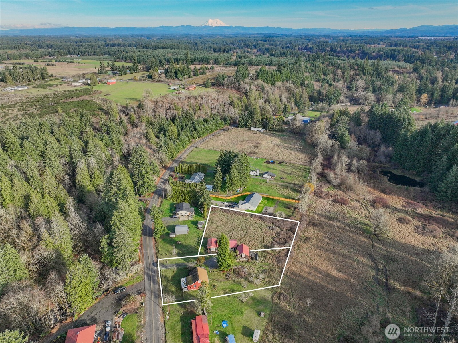 917 Byham Road Winlock, WA 98596 - Photo 16 of 17 an aerial view of a houses with a yard