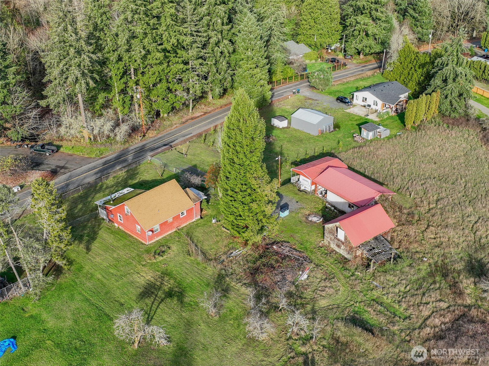 917 Byham Road Winlock, WA 98596 - Photo 17 of 17 an aerial view of a house