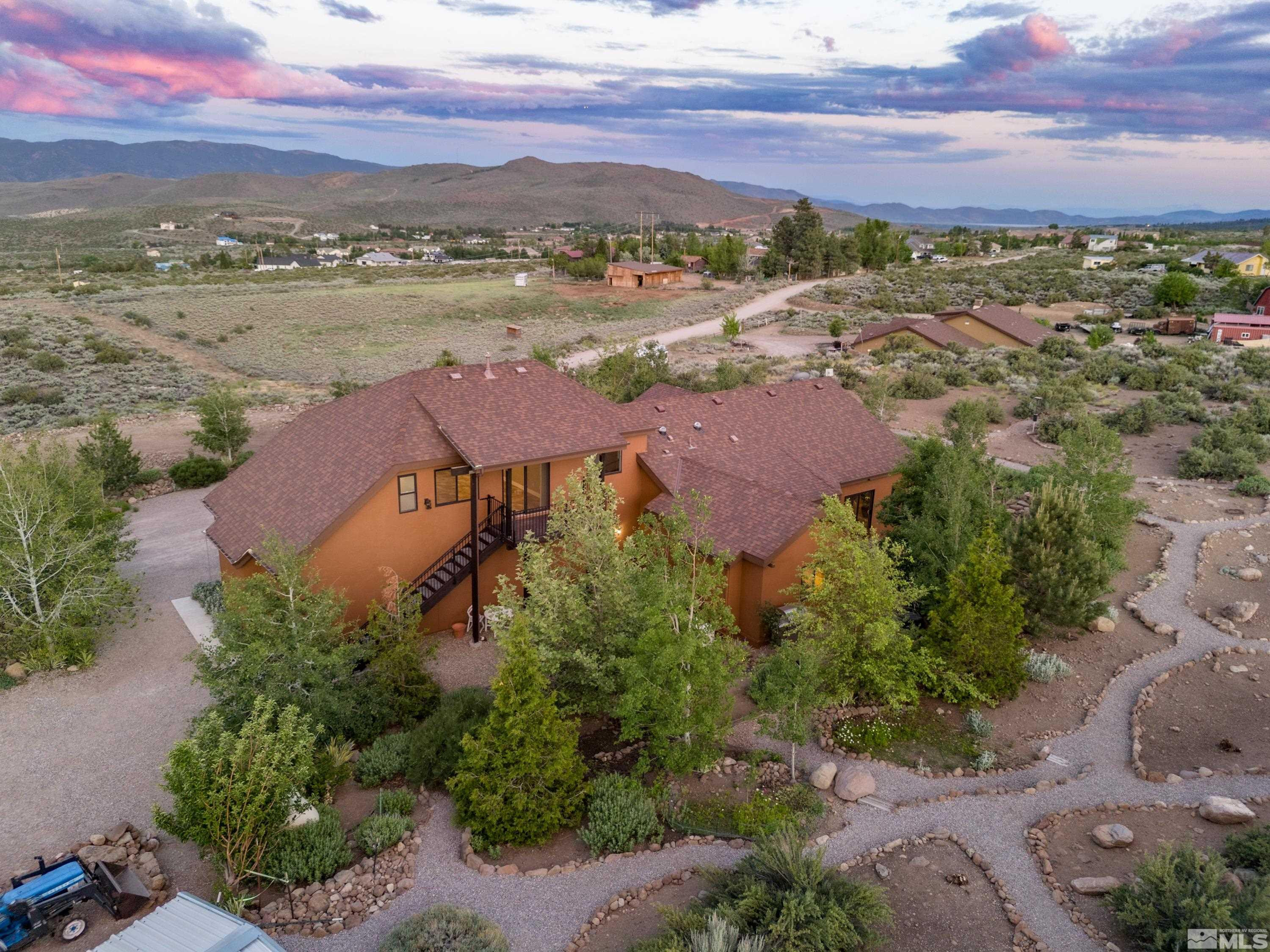 5745 Carl Drive Reno, NV 89511 - Photo 37 of 40 an aerial view of residential houses with outdoor space