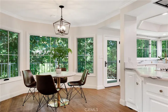 a outdoor view with a sitting space