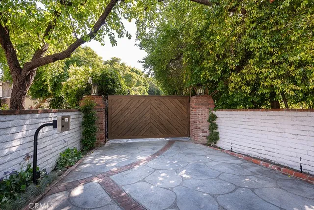 a view of street along with trees