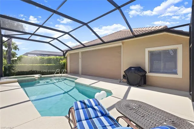 a outdoor space with patio lots of furniture