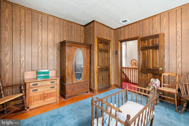 wooden floor and windows in a room