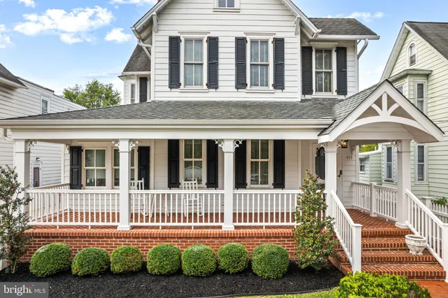 front view of a house with a porch