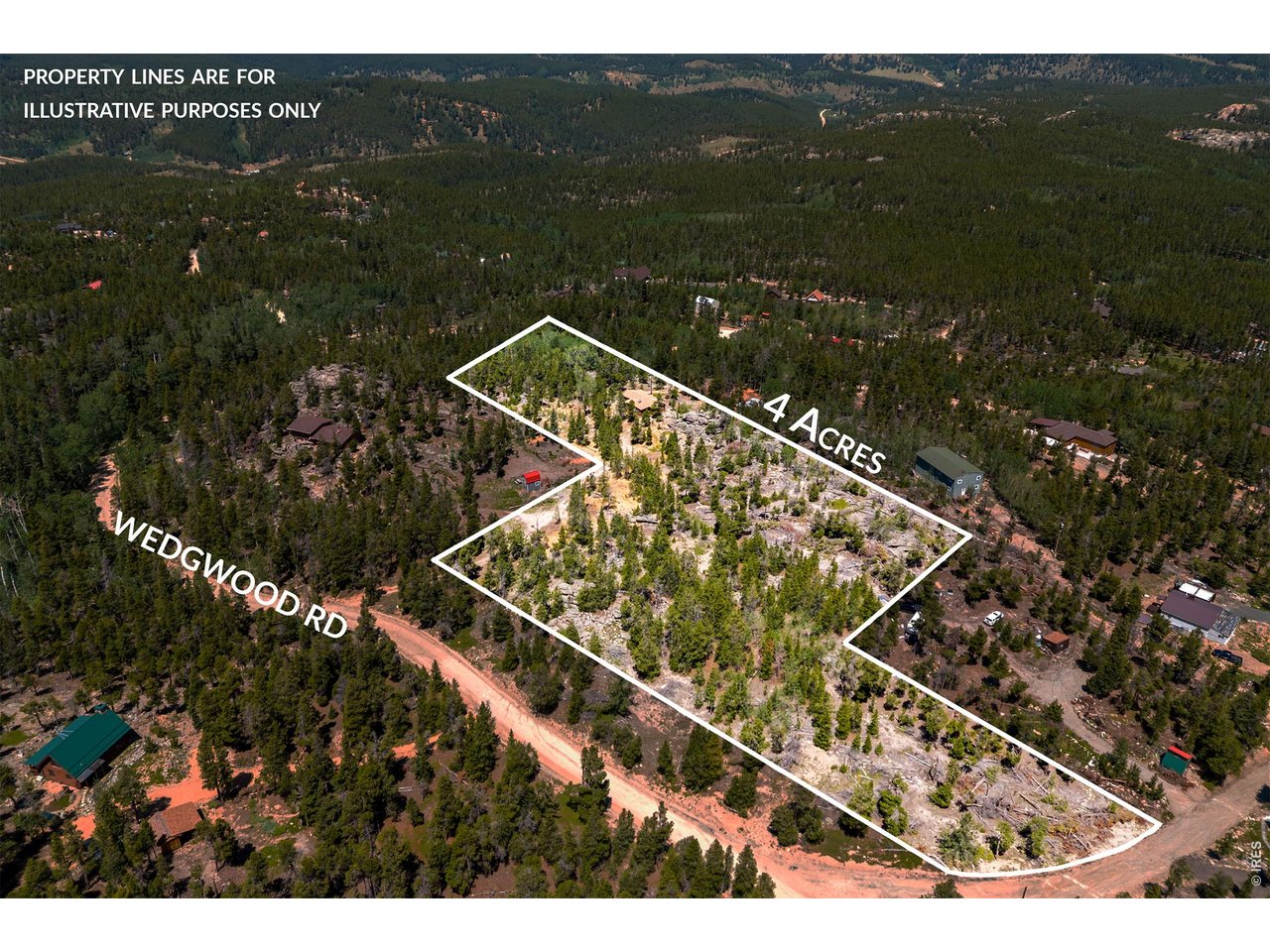 1217 Wedgwood Road Black Hawk, CO 80422 - Photo 18 of 29 Appx property boundaries
