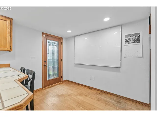 a view of a livingroom with a furniture