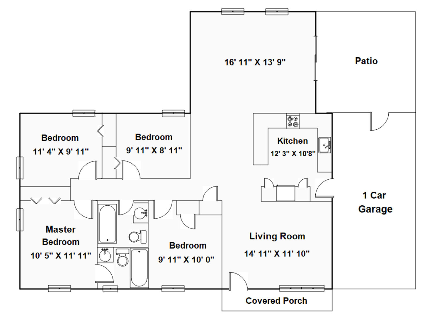 117 Rahway Road Goose Creek, SC 29445 - Photo 42 of 42 Floorplan