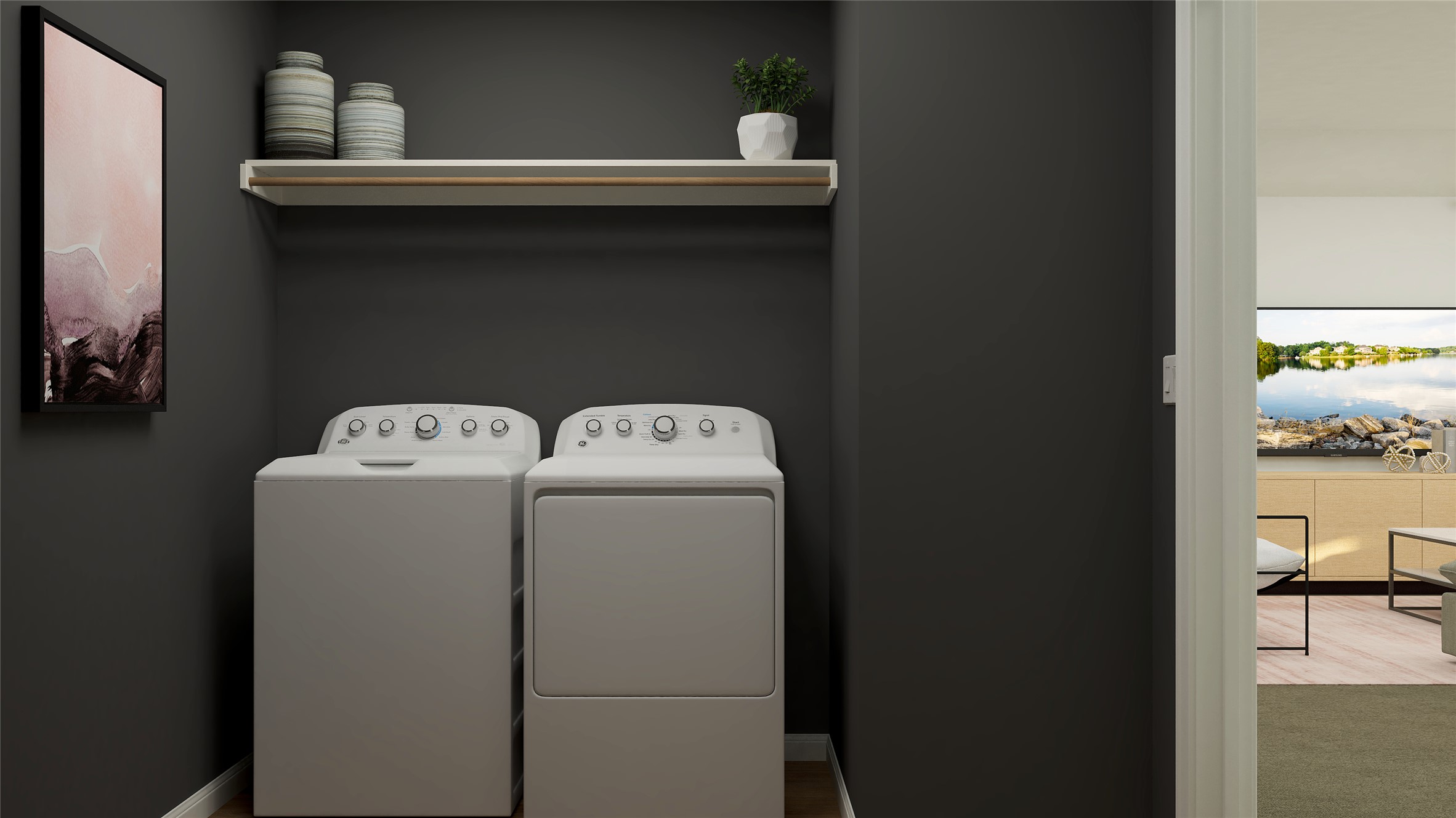 17904 Nashville Warbler Road Pflugerville, TX 78660 - Photo 14 of 23 a utility room with dryer and washer