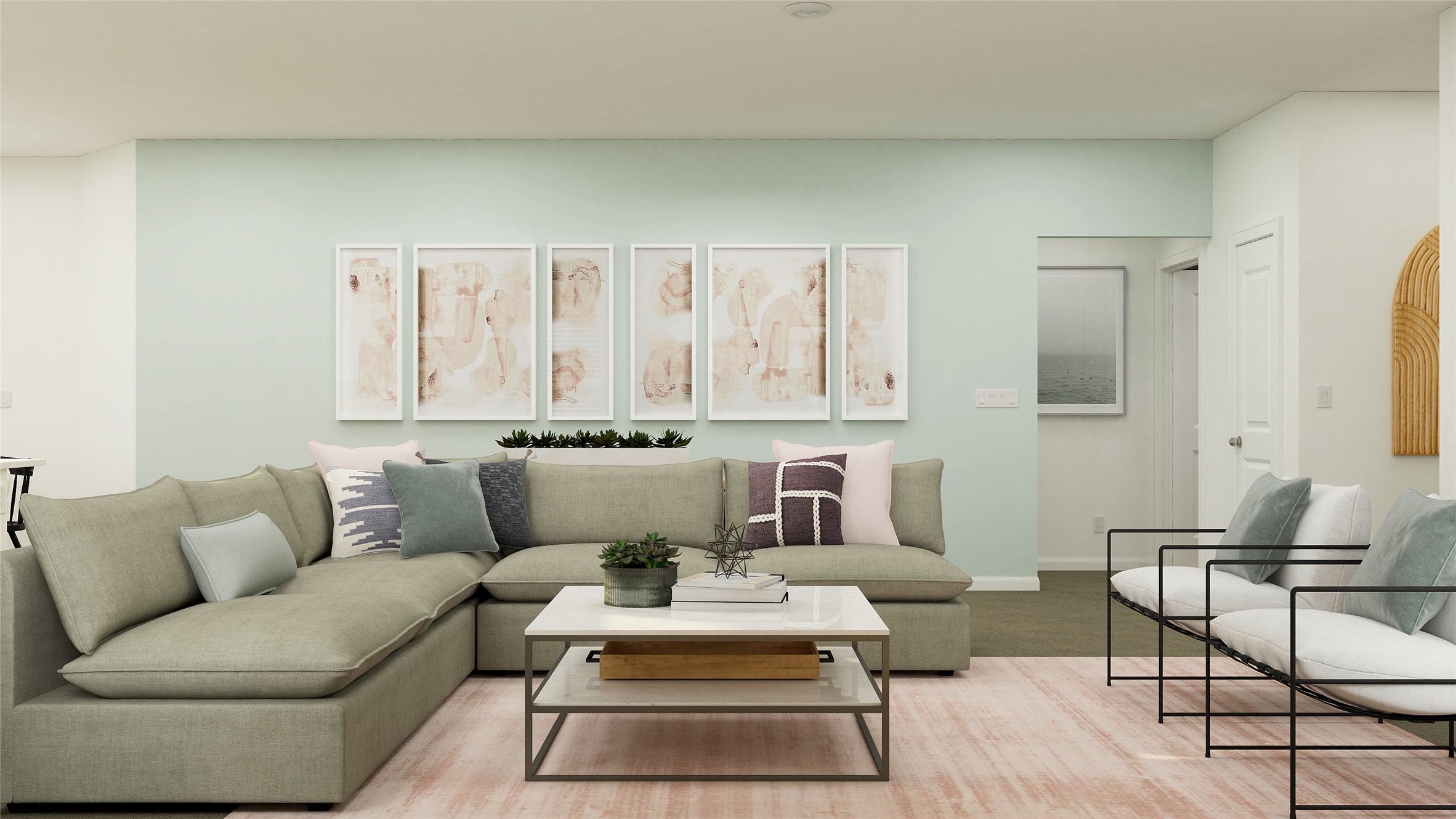 17904 Nashville Warbler Road Pflugerville, TX 78660 - Photo 16 of 23 a living room with furniture and a potted plant