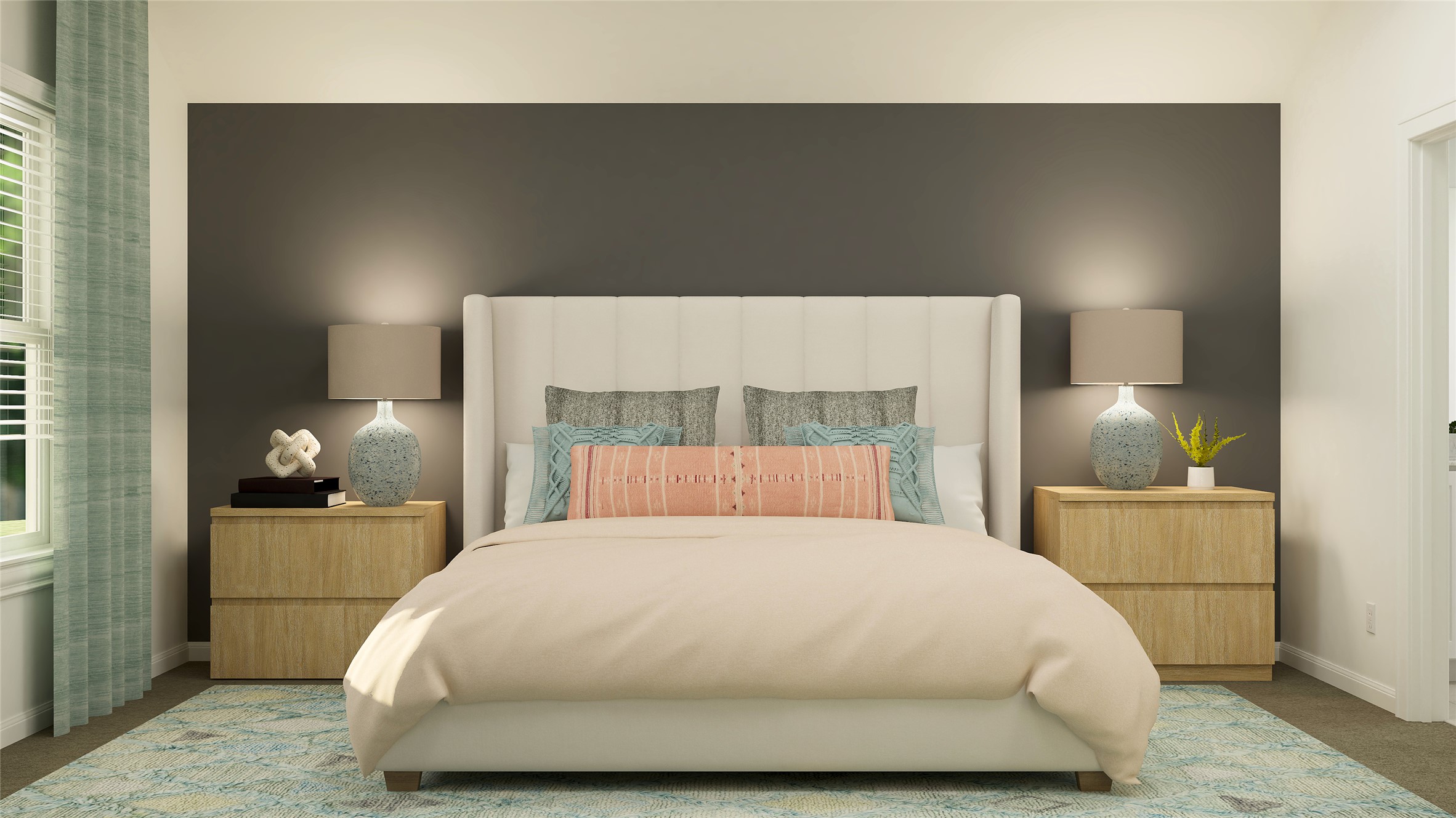 17904 Nashville Warbler Road Pflugerville, TX 78660 - Photo 22 of 23 a bedroom with a bed and lamp