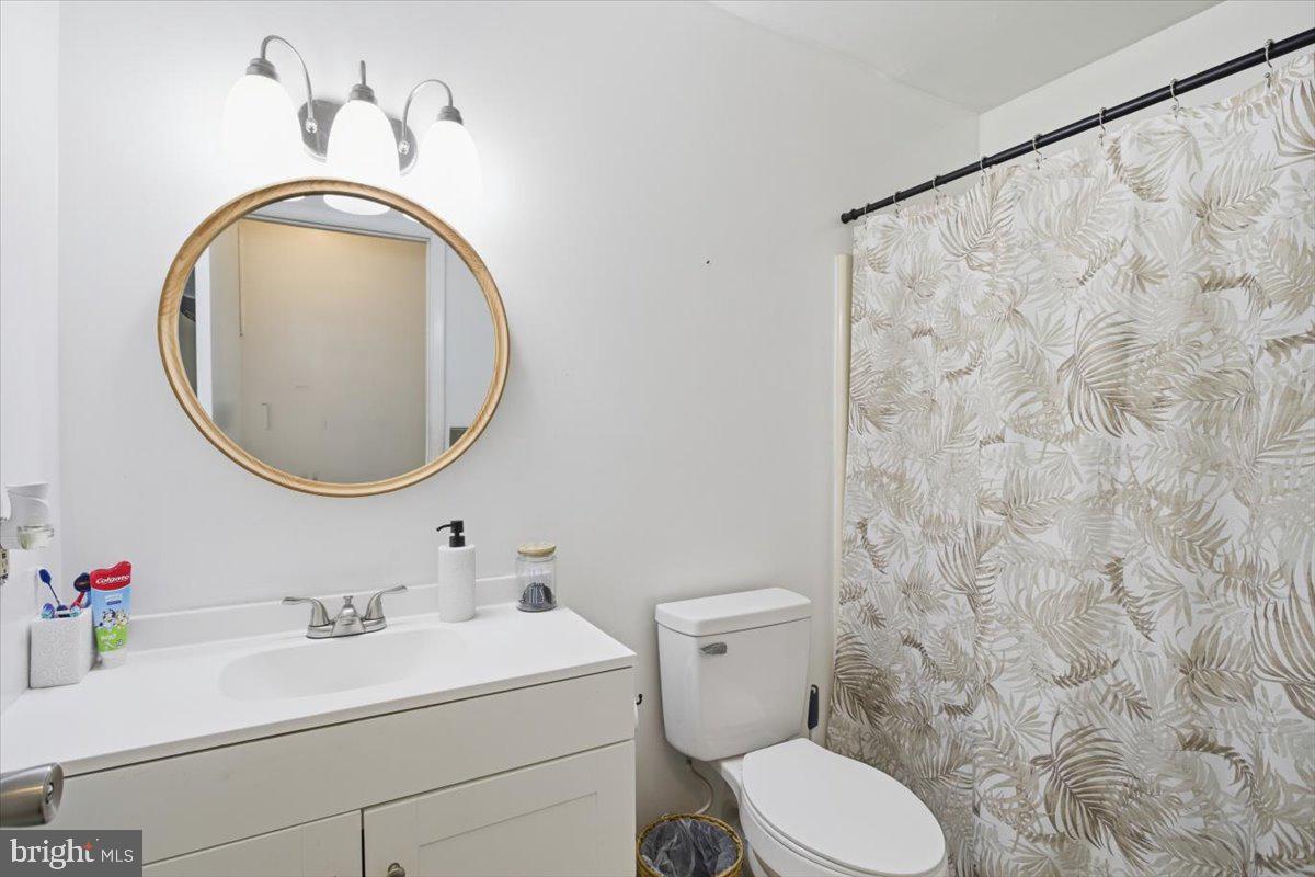 15421 Oakland Road Goldsboro, MD 21636 - Photo 8 of 20 a bathroom with a sink a toilet and a mirror