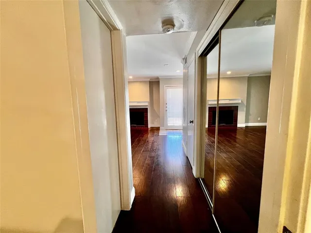 a spacious bathroom with a granite countertop tub sink and mirror