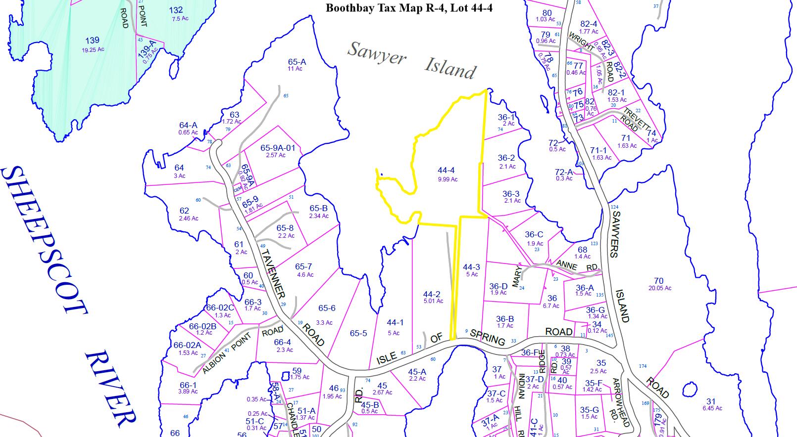 44-4 Windrush Lane Boothbay, ME 04537 - Photo 10 of 11 Tax Map