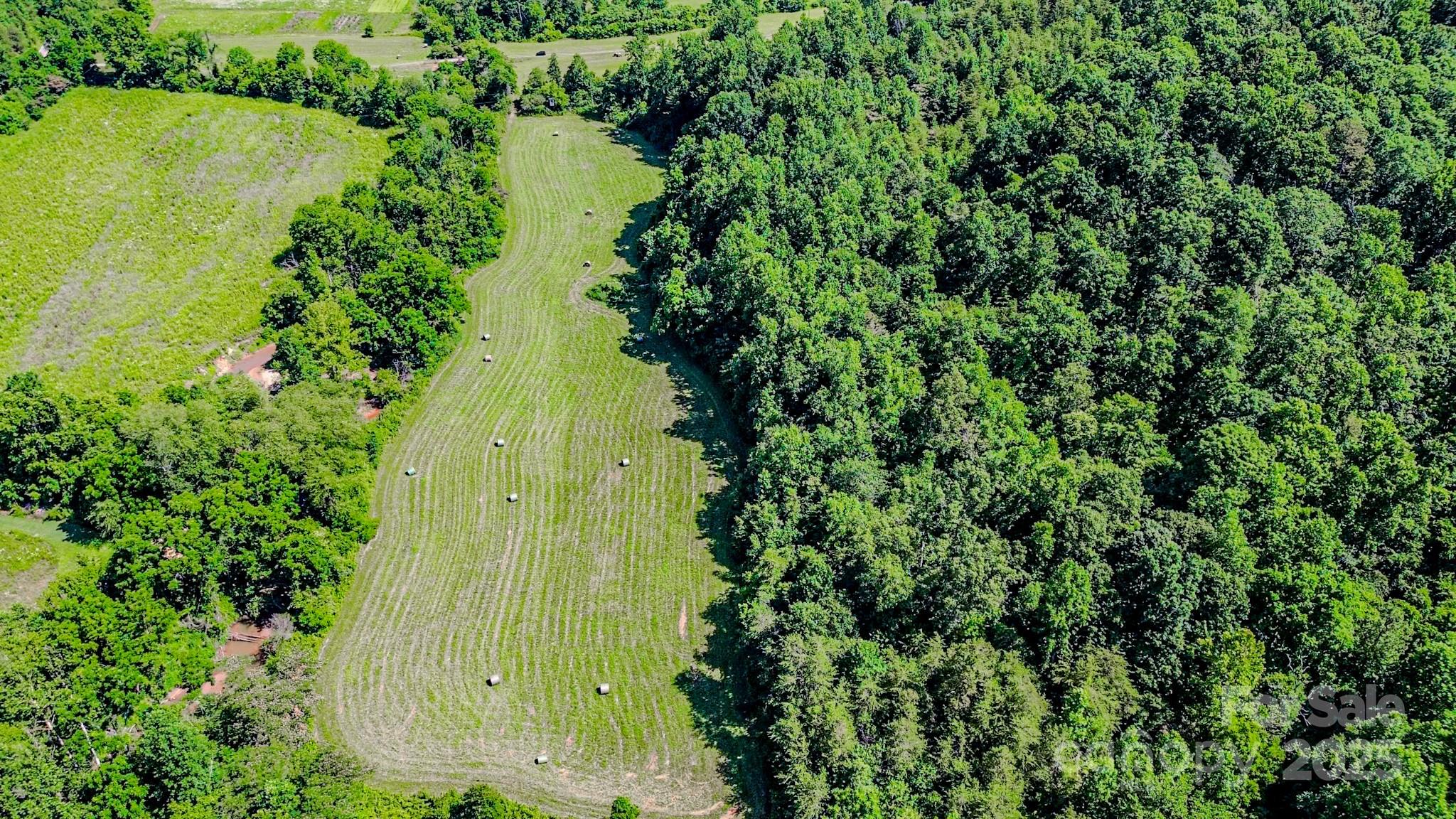 0 Cane Creek Road Union Mills, NC 28167 - Photo 15 of 25 an aerial view of a residential houses with outdoor space and trees all around