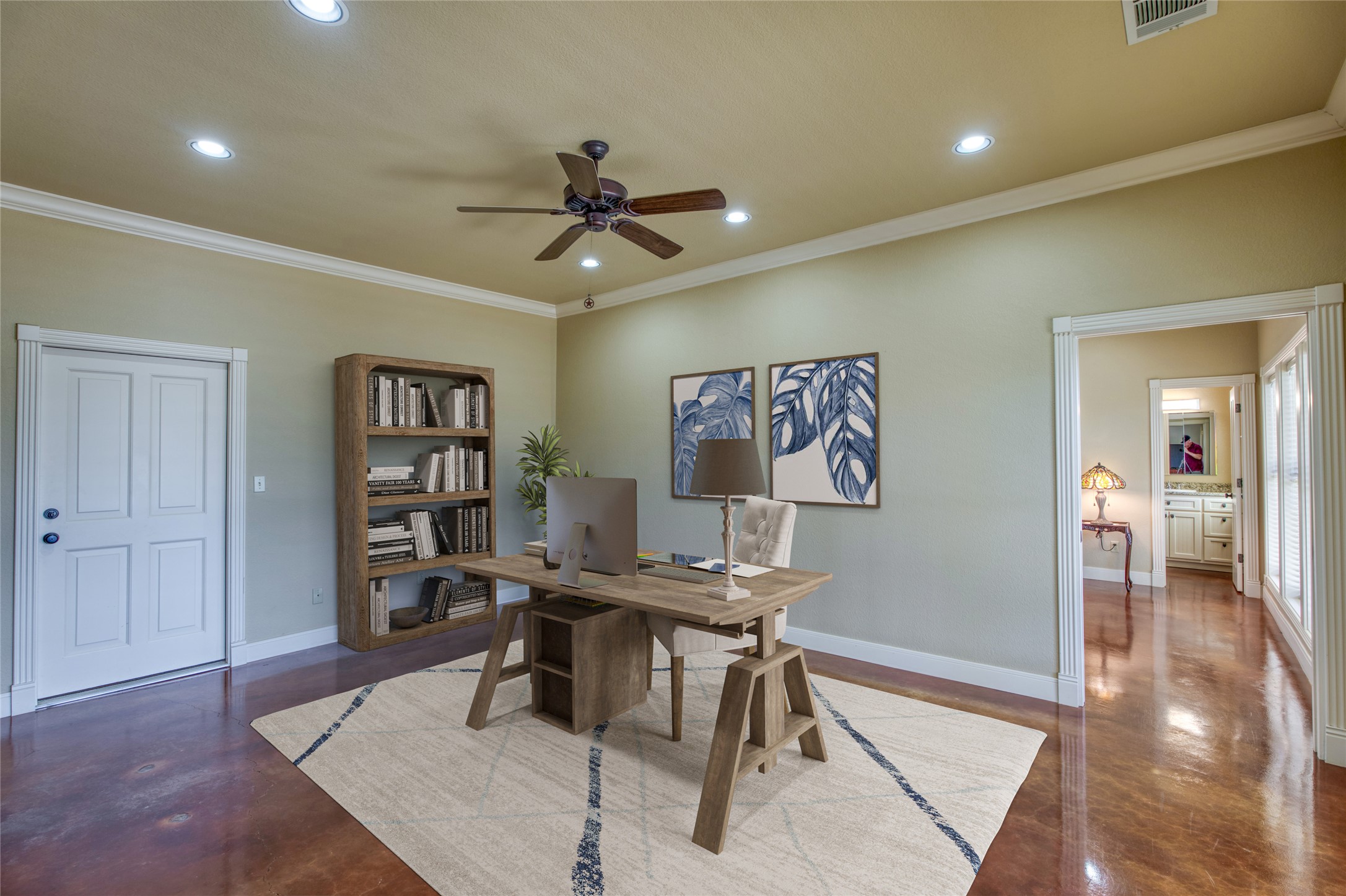 604 North Inwood Road Buchanan Dam, TX 78611 - Photo 24 of 35 a view of a workspace with furniture