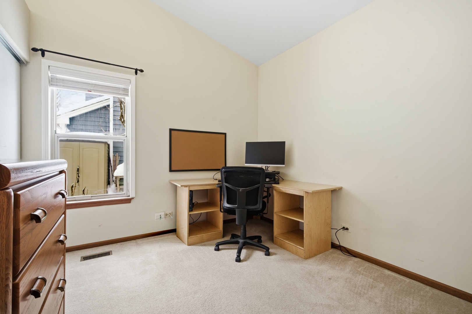 1264 Huntington Drive Mundelein, IL 60060 - Photo 25 of 32 a view of a workspace with furniture and a window