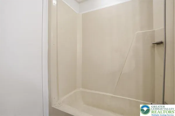 a close up of a bathtub
