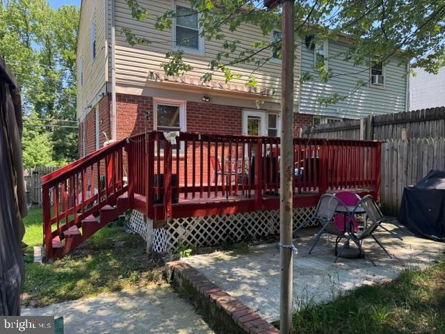 4603 Raleigh Road Temple Hills, MD 20748 - Photo 24 of 40 a view of a chair on the deck