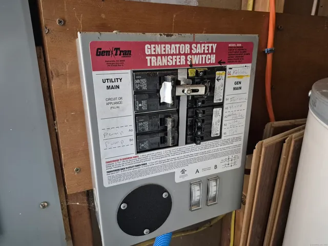 a view of water heater room