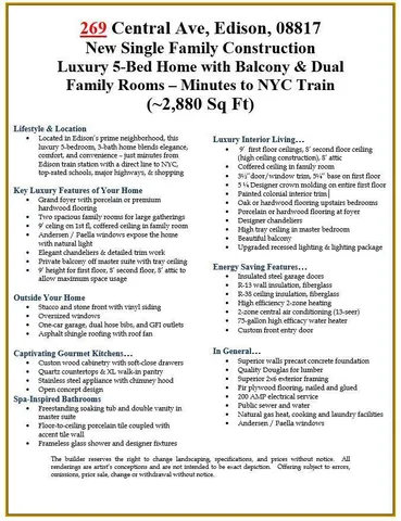 $1,199,000 | 271 Central Avenue, Edison, NJ 08817