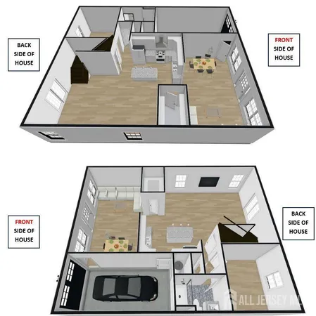 a large kitchen with granite countertop a sink and a stove
