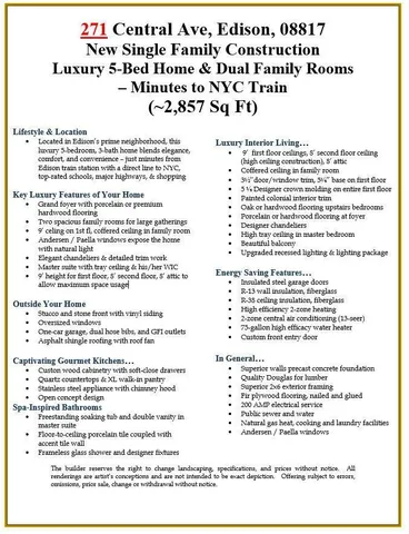 $1,199,000 | 271 Central Avenue, Edison, NJ 08817