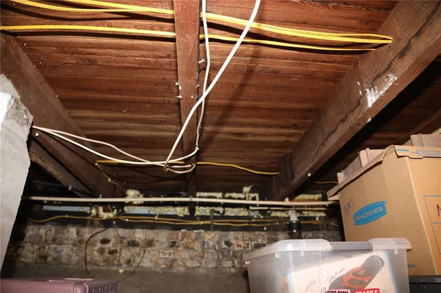 a view of a door and chair